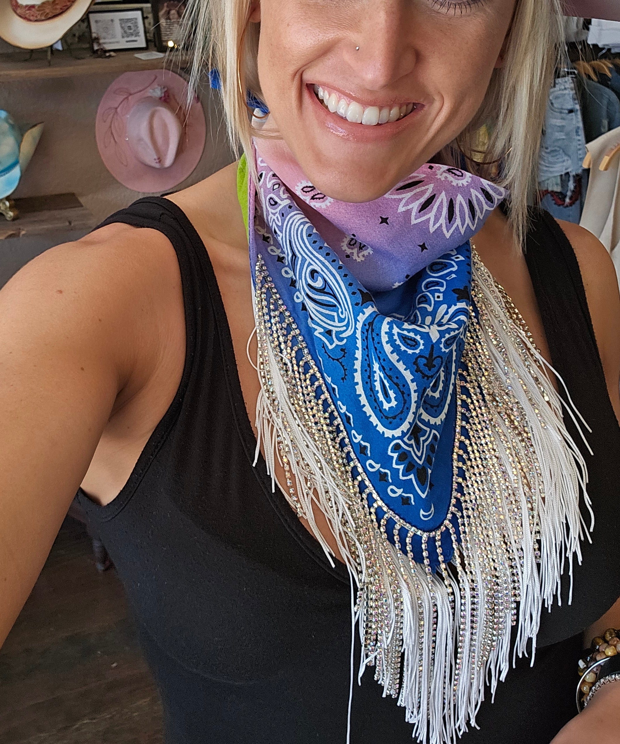 Signature Fringe Bandanas